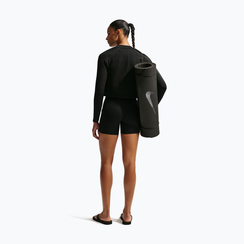 Moteriški šortai Nike One High Waisted Biker 5" black/black/white 3