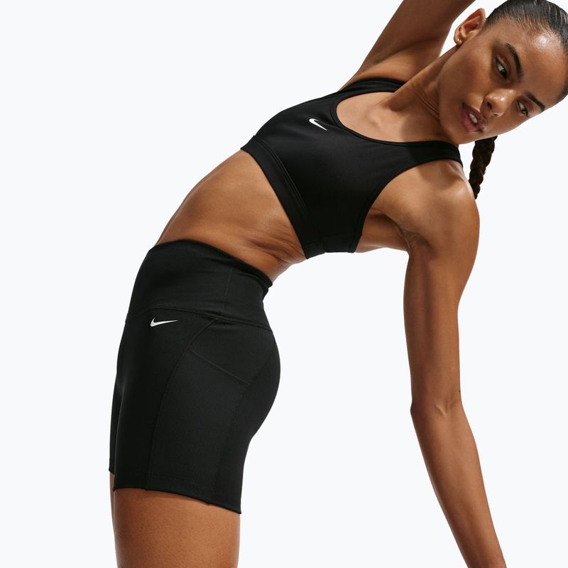 Moteriški šortai Nike One High Waisted Biker 5" black/black/white 5