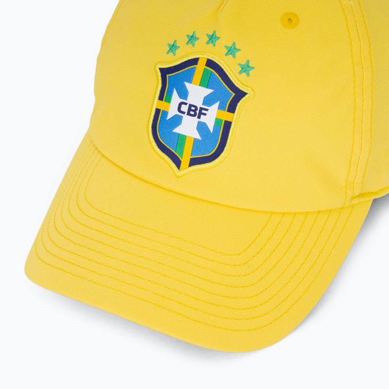Kepurė su snapeliu Nike Club Brazil Poly canary 3