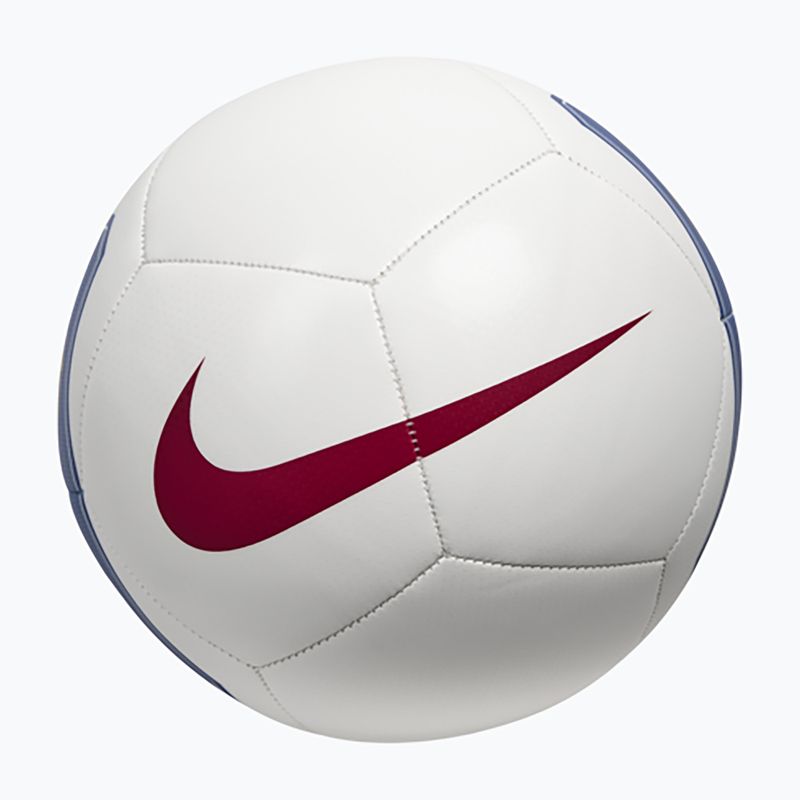 Futbolo kamuolys Nike Pitch FC Barcelona white/cardinal red size 5
