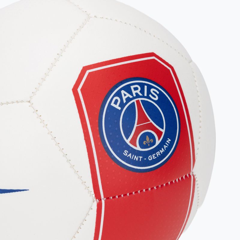 Mini futbolo kamuolys Nike Skills Paris-Saint Germain white/university red size 1 3