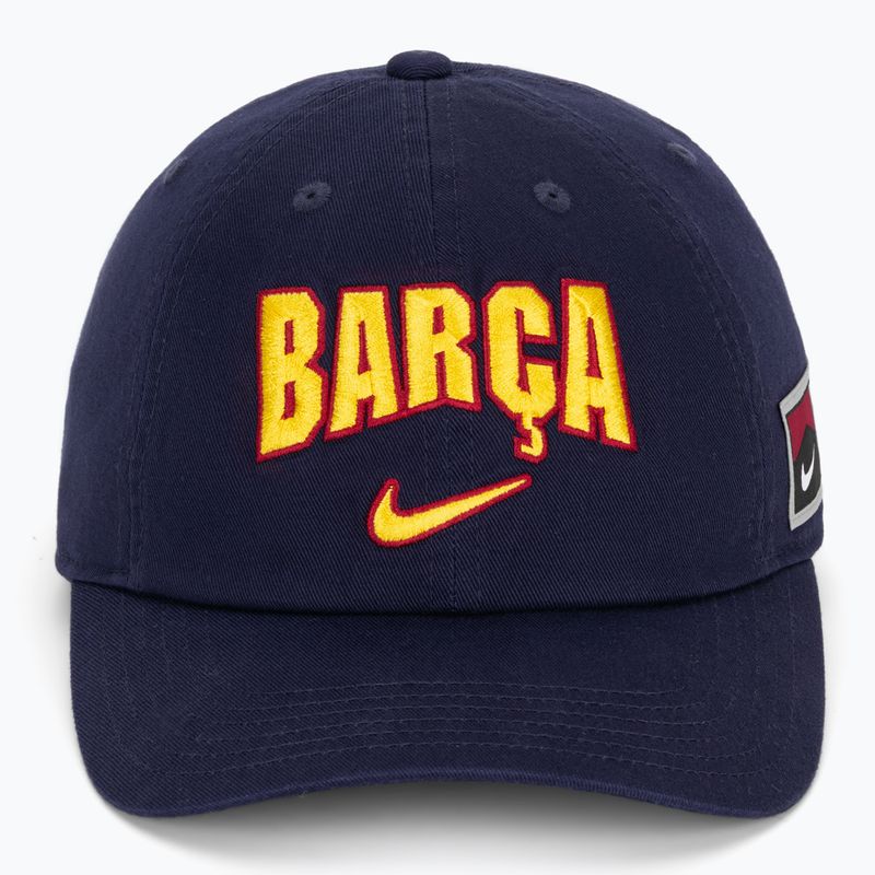 Kepuraitė su snapeliu vaikams Nike FC Barcelona Club Cotton blackened blue 2