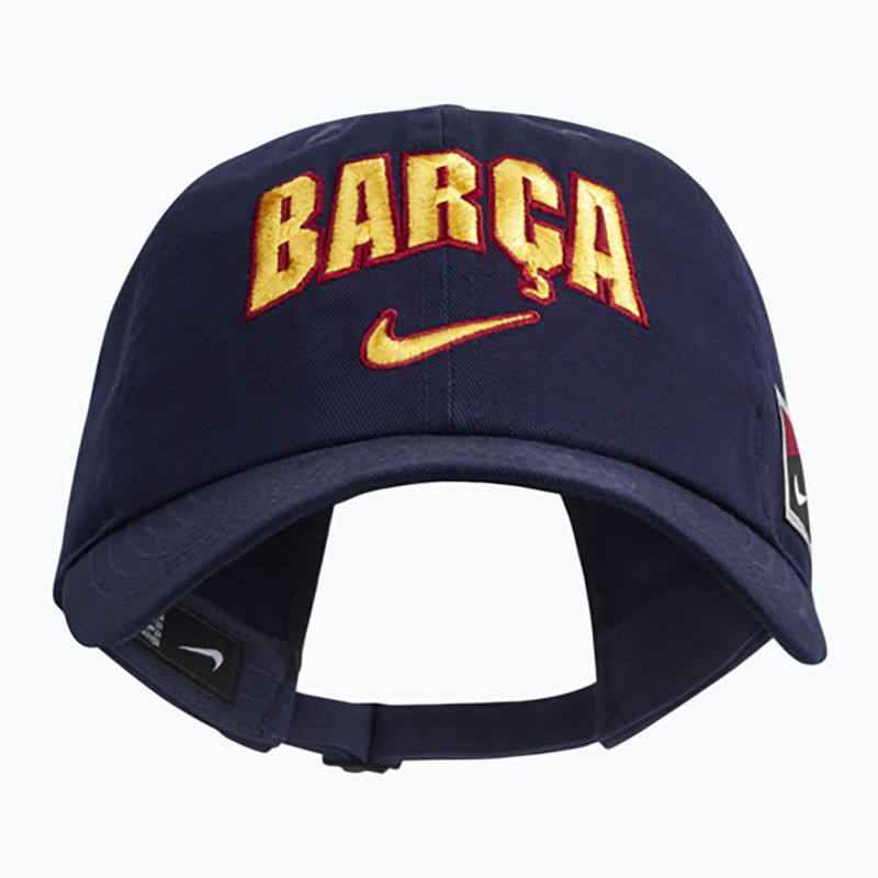 Kepuraitė su snapeliu vaikams Nike FC Barcelona Club Cotton blackened blue 3