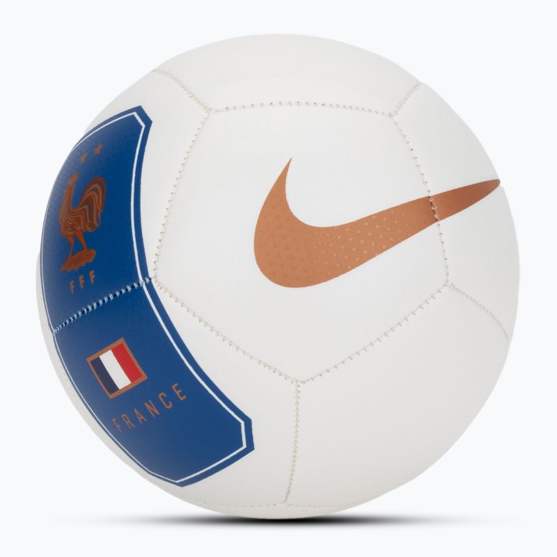 Mini futbolo kamuolys Nike Skills France white size 1 2