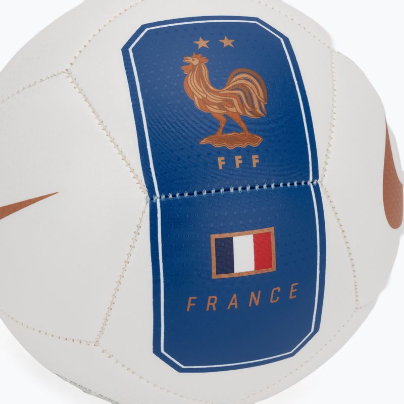 Mini futbolo kamuolys Nike Skills France white size 1 3