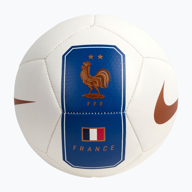 Mini futbolo kamuolys Nike Skills France white size 1 2