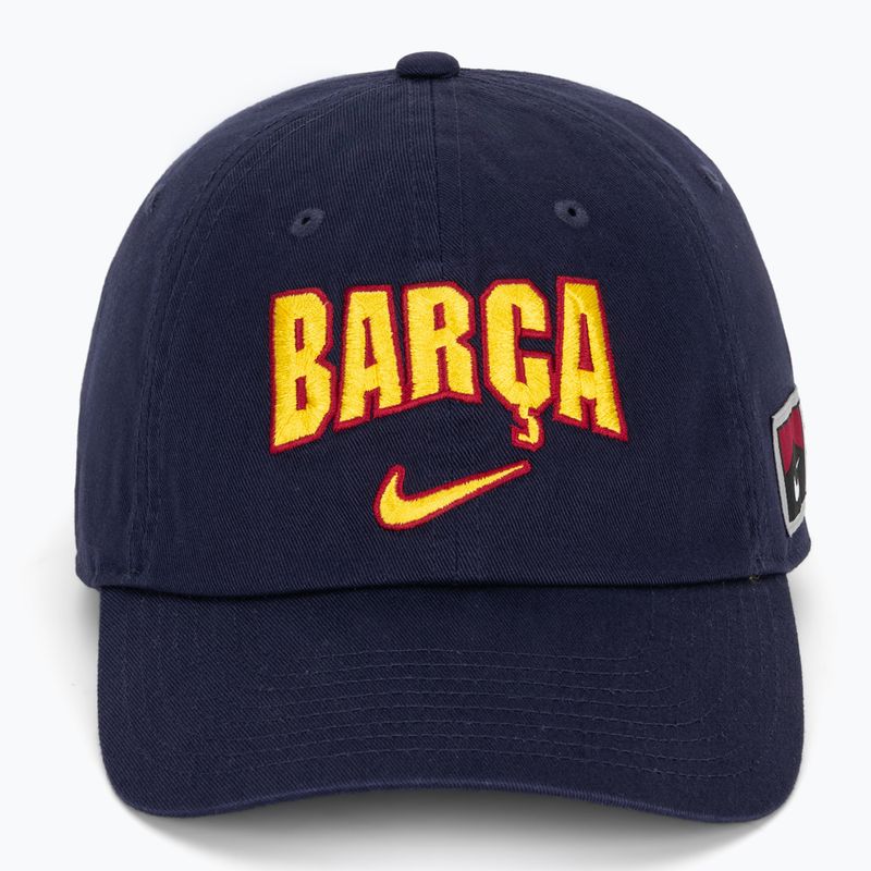 Kepurė su snapeliu Nike FC Barcelona Club Cotton blackened blue 2