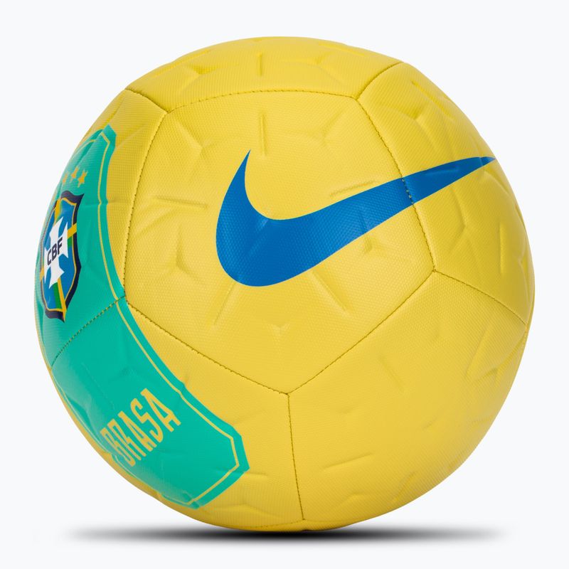Futbolo kamuolys Nike Academy Brazil canary/light mint size 5 2