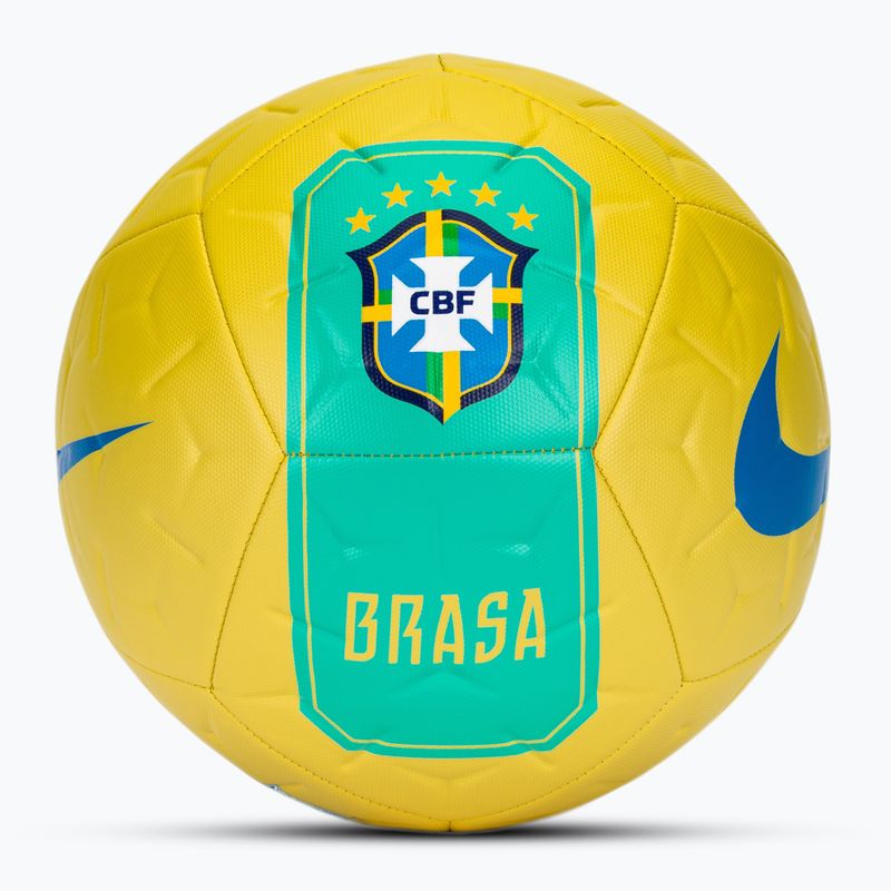 Futbolo kamuolys Nike Academy Brazil canary/light mint size 5 3