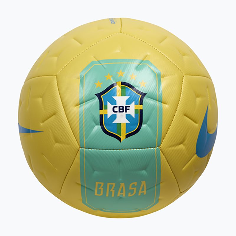 Futbolo kamuolys Nike Academy Brazil canary/light mint size 5 2