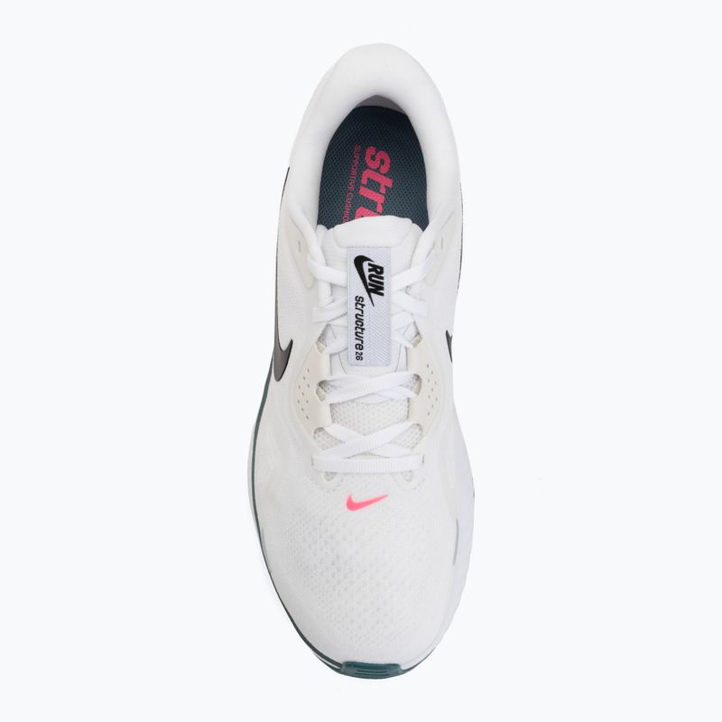 Vyriški bėgimo batai Nike Structure 26 white/mineral slate/hyper pink/black 5