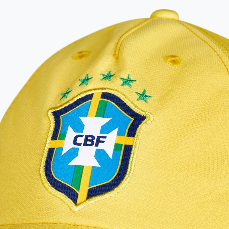 Kepuraitė su snapeliu vaikams Nike Club Brazil Poly canary 4