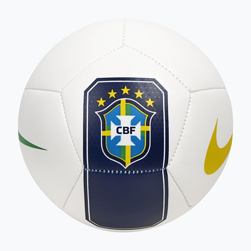 Mini futbolo kamuolys Nike Skills Brazil white size 1 2