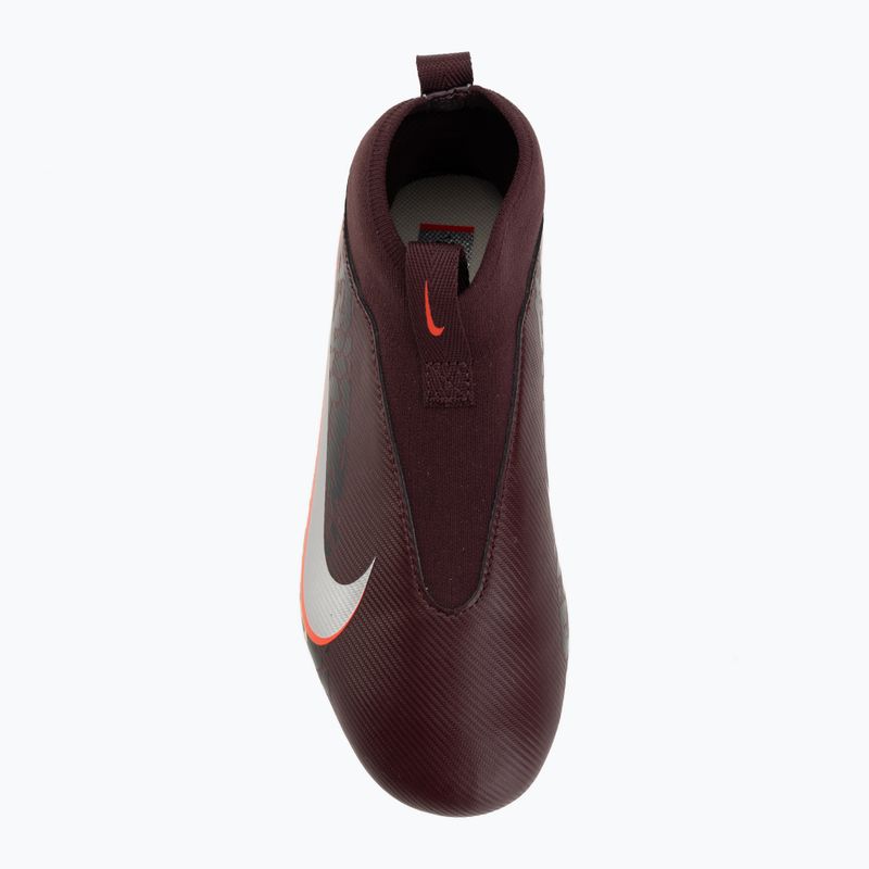 Vaikiški futbolo bateliai Nike United Jr. Mercurial Superfly 10 Academy MG burgundy crush/metallic silver 5