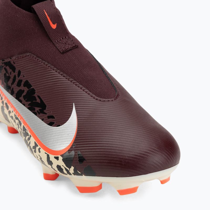 Vaikiški futbolo bateliai Nike United Jr. Mercurial Superfly 10 Academy MG burgundy crush/metallic silver 7