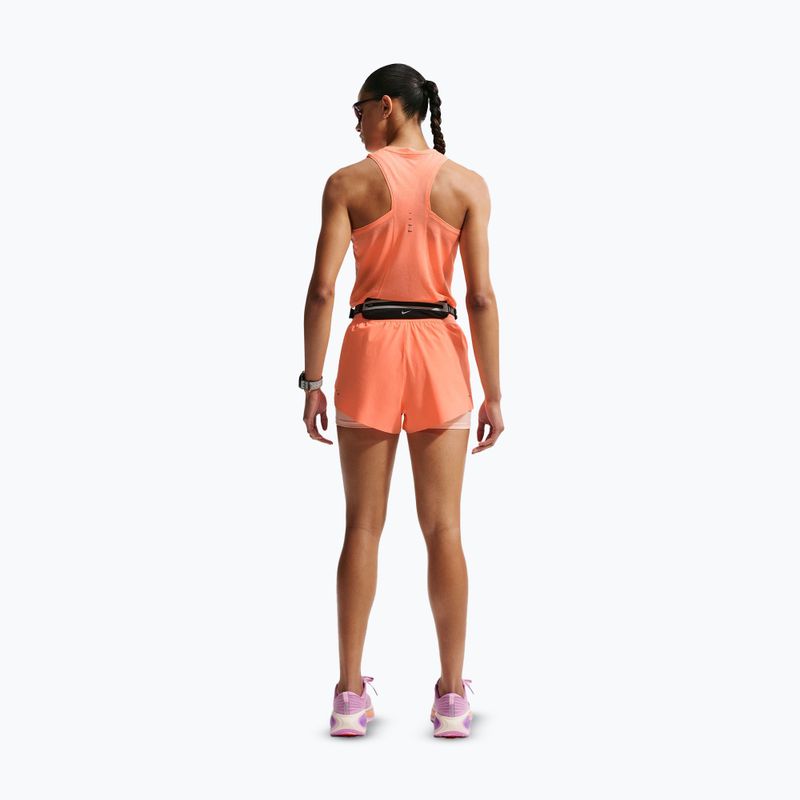 Moteriški bėgimo šortai Nike Swift Mid-Rise 2in1 orange pulse 3
