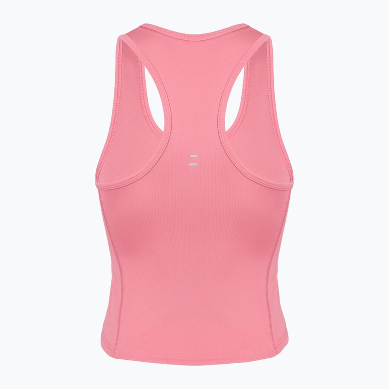 Moteriški bėgimo marškinėliai Nike Swoosh Run Dri-Fit peony/photon dust/white 3