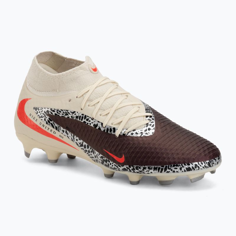 Vyriški futbolo bateliai Nike United Phantom 6 High Academy MG burgundy crush/fossil/university red