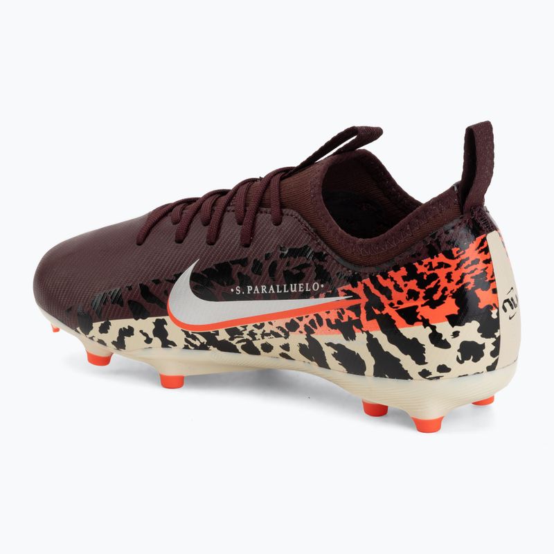 Vaikiški futbolo bateliai Nike United Jr. Mercurial Vapor 16 Academy MG burgundy crush/metallic silver 3