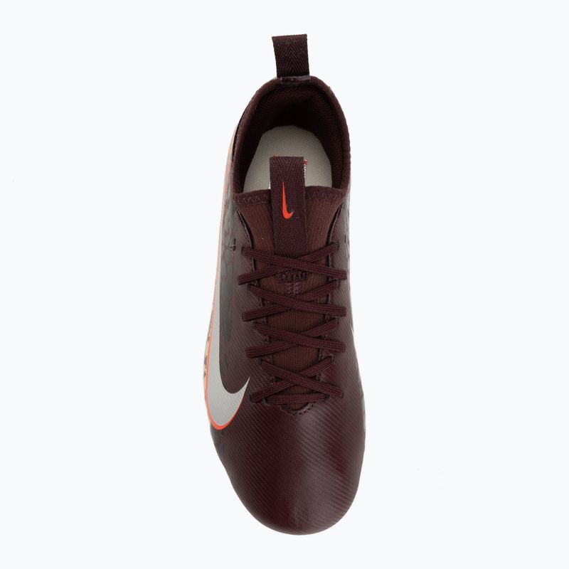 Vaikiški futbolo bateliai Nike United Jr. Mercurial Vapor 16 Academy MG burgundy crush/metallic silver 5