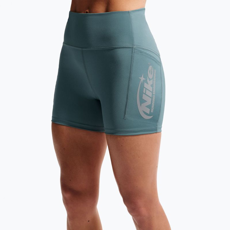Moteriškos tamprės Nike Swift High Waisted 4" mineral slate 5
