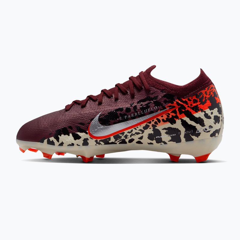 Vaikiški futbolo bateliai Nike United Jr. Mercurial Vapor 16 Pro FG burgundy crush/metallic silver 2