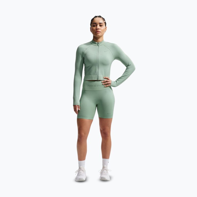 Moteriški šortai Nike Pro Seamless High-Waisted Biker 5" steam 2