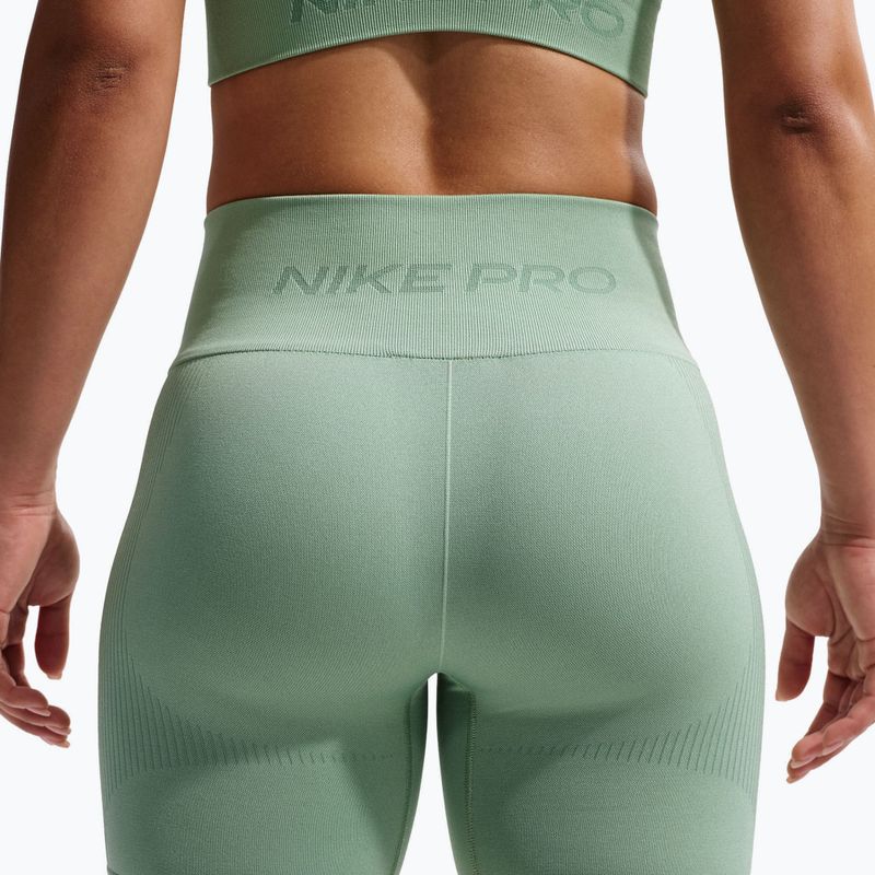 Moteriški šortai Nike Pro Seamless High-Waisted Biker 5" steam 6