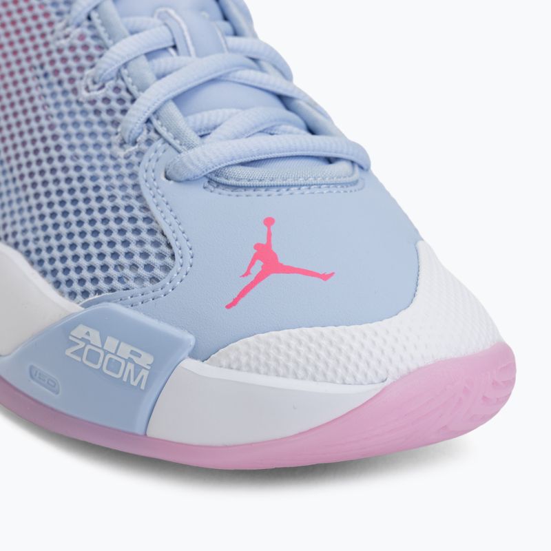 Vyriški krepšinio batai Jordan Luka 77 light marine/blue void-white/hyper pink 7
