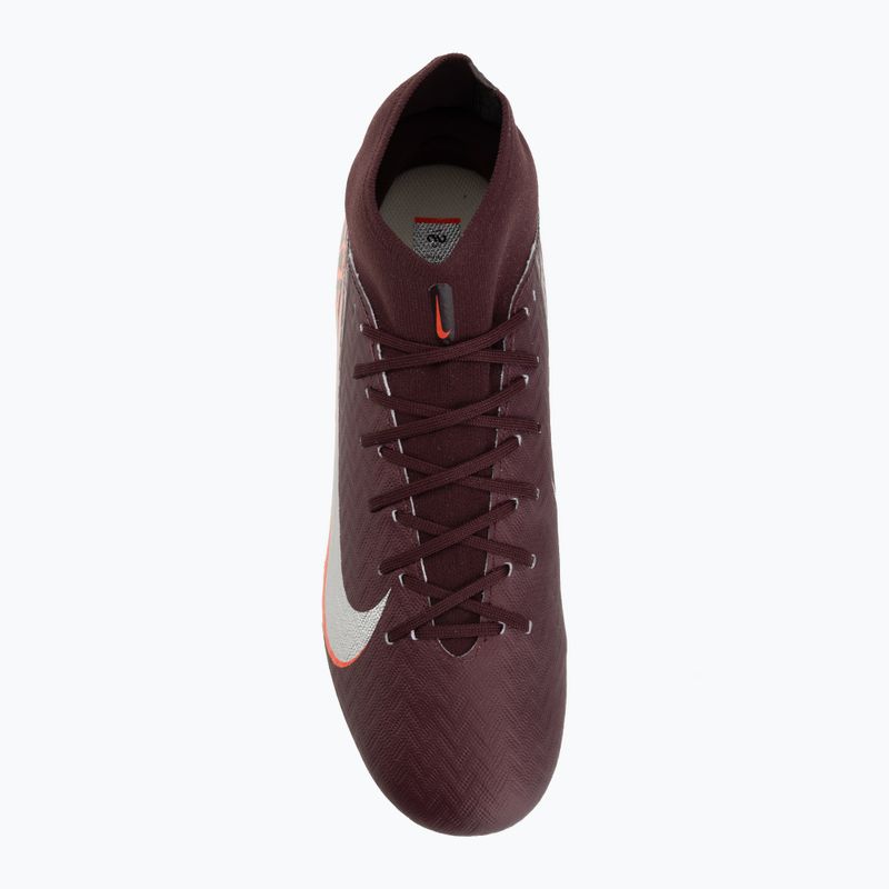 Vyriški futbolo bateliai Nike United Mercurial Superfly 10 Academy MG burgundy crush/metallic silver 5