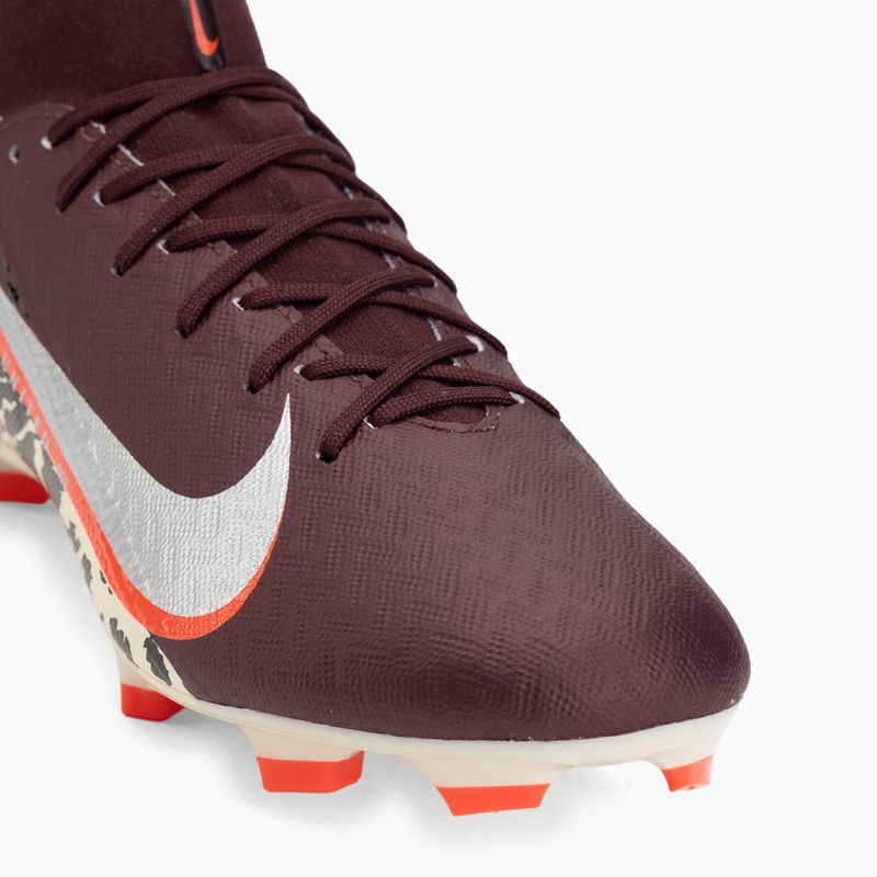 Vyriški futbolo bateliai Nike United Mercurial Superfly 10 Academy MG burgundy crush/metallic silver 7