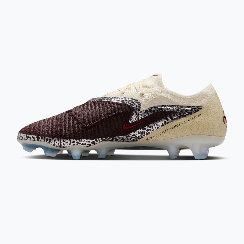 Vyriški futbolo bateliai Nike United Phantom 6 Low Elite FG burgundy crush/fossil/university red 2