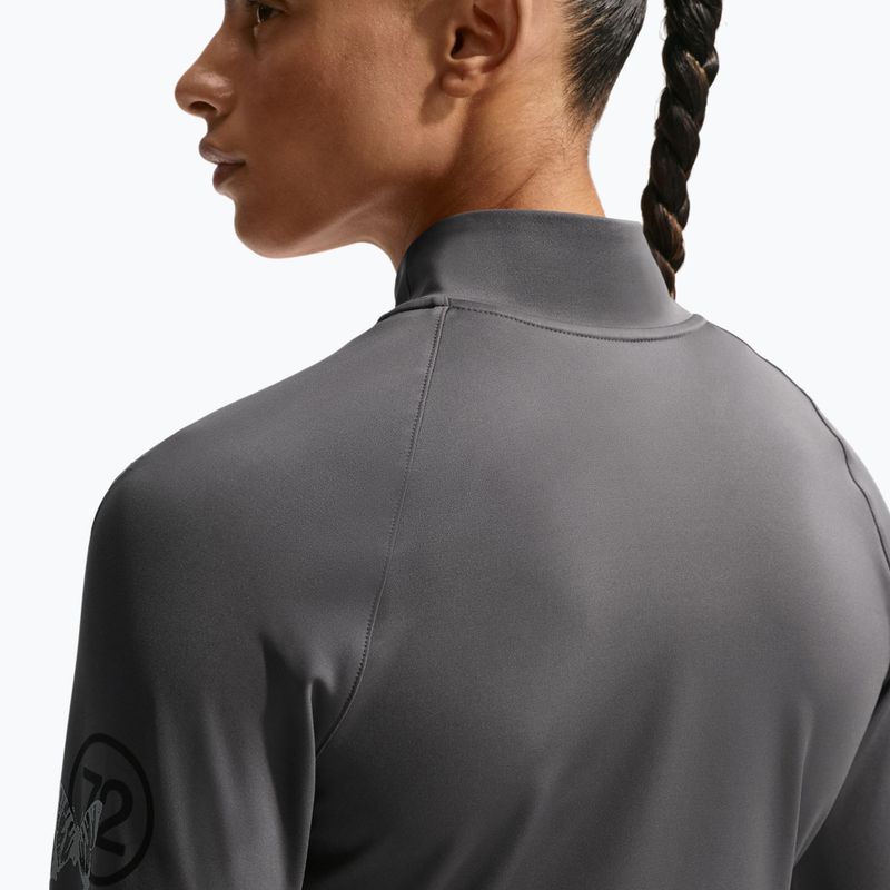 Moteriškas bėgimo džemperis Nike Swift Dri-Fit Full Zip Mid-Layer medium ash 4