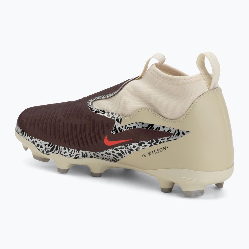 Vaikiški futbolo bateliai Nike United Jr. Phantom 6 High Academy MG burgundy crush/fossil/university red 3