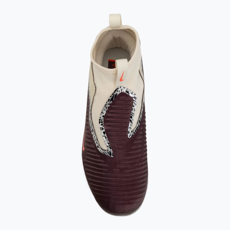 Vaikiški futbolo bateliai Nike United Jr. Phantom 6 High Academy MG burgundy crush/fossil/university red 5