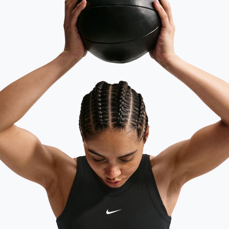 Moteriški treniruočių marškinėliai Nike One Dri-Fit black/black/white 6