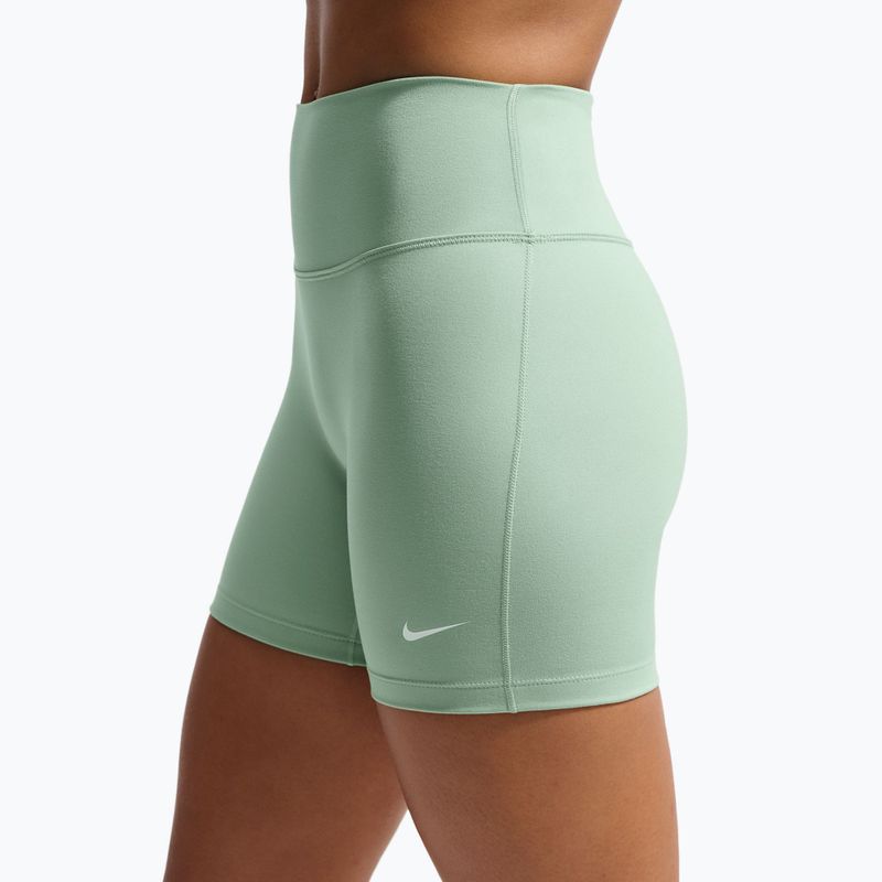 Moteriški šortai Nike One High-Waisted Biker 5" steam/white 6
