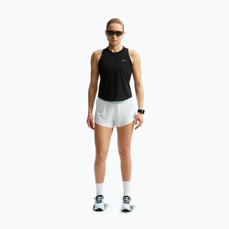 Moteriški bėgimo marškinėliai Nike Swift Breathe Dri-Fit black/black/white 2