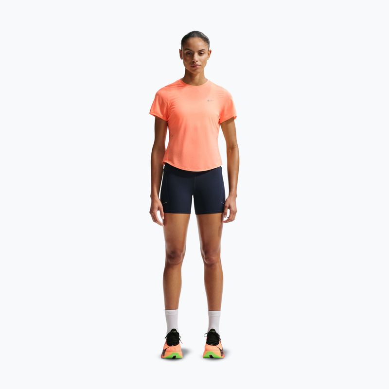 Moteriški bėgimo marškinėliai Nike Swift Breathe Dri-Fit orange pulse/photon dust 2