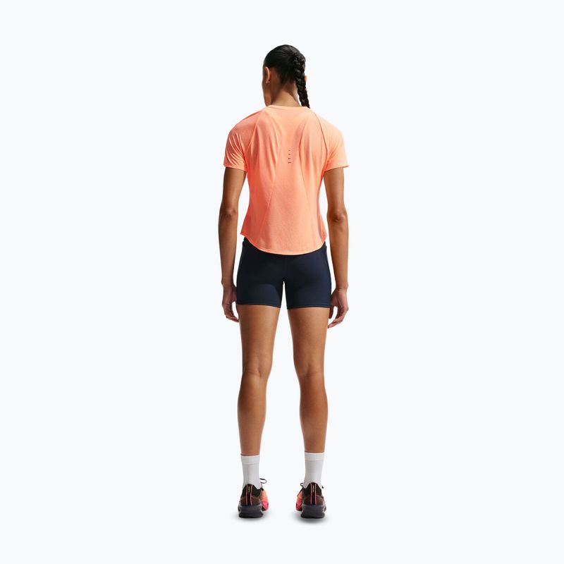 Moteriški bėgimo marškinėliai Nike Swift Breathe Dri-Fit orange pulse/photon dust 3