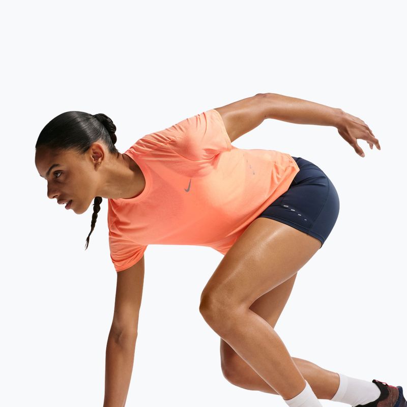 Moteriški bėgimo marškinėliai Nike Swift Breathe Dri-Fit orange pulse/photon dust 6