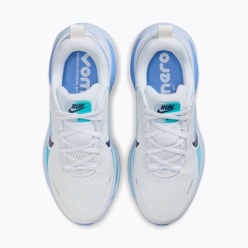 Moteriški bėgimo batai Nike Vomero 18 white/blue fury/midnight navy 3