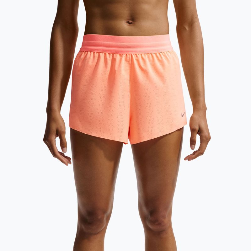 Vyriški bėgimo šortai Nike Swift Breathe Dri-Fit Mid-Rise 2.5" orange pulse/photon dust
