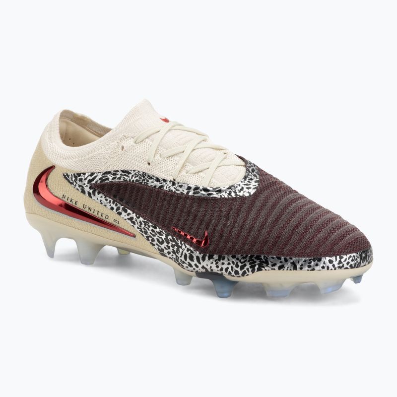 Vyriški futbolo bateliai Nike United Phantom 6 Low Elite FG burgundy crush/fossil/university red