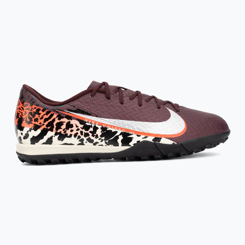 Vyriški futbolo batai Nike United Mercurial Vapor 16 Academy TF burgundy crush/metallic silver 2