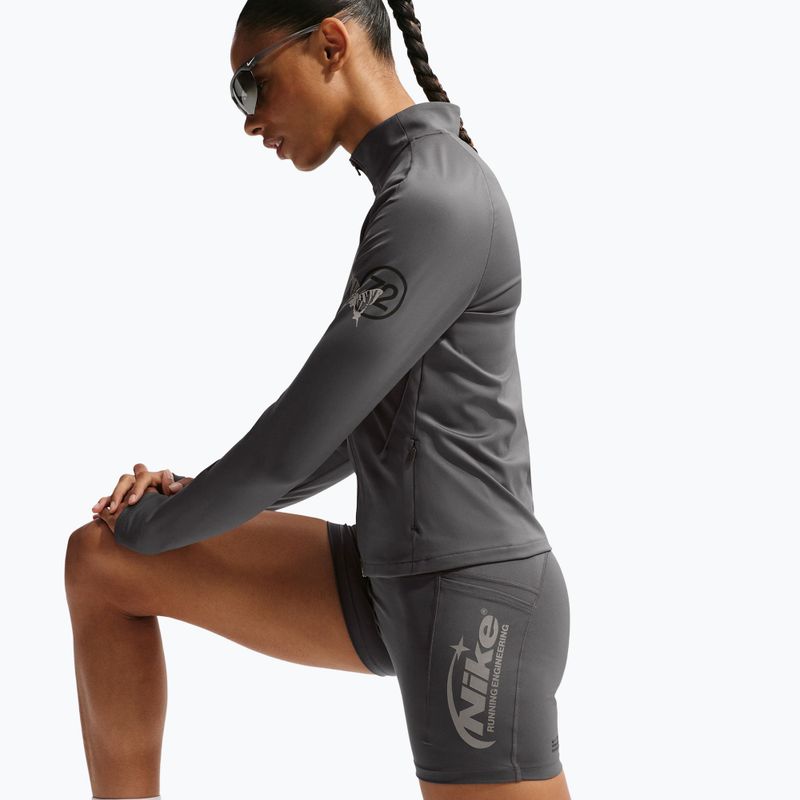 Moteriškos tamprės Nike Swift High Waisted 4" medium ash 7