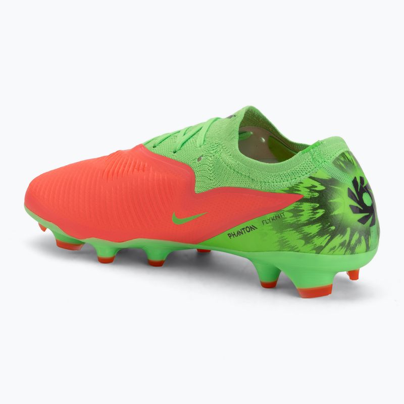 Vyriški futbolo bateliai Nike Phantom 6 Low Pro Erling Haaland FG hot punch/green strike/black 3