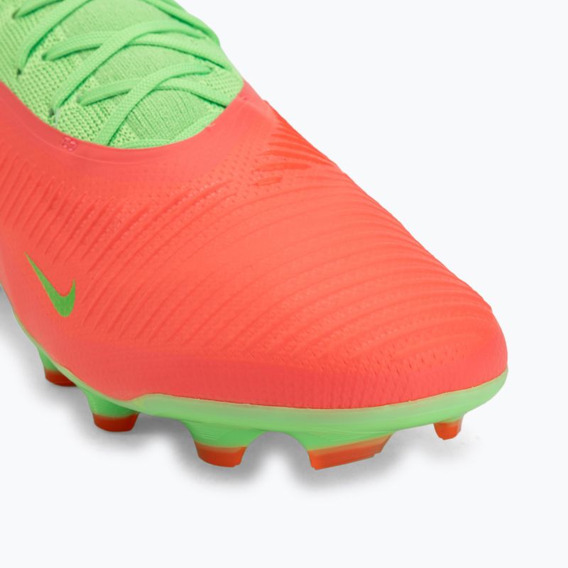 Vyriški futbolo bateliai Nike Phantom 6 Low Pro Erling Haaland FG hot punch/green strike/black 7