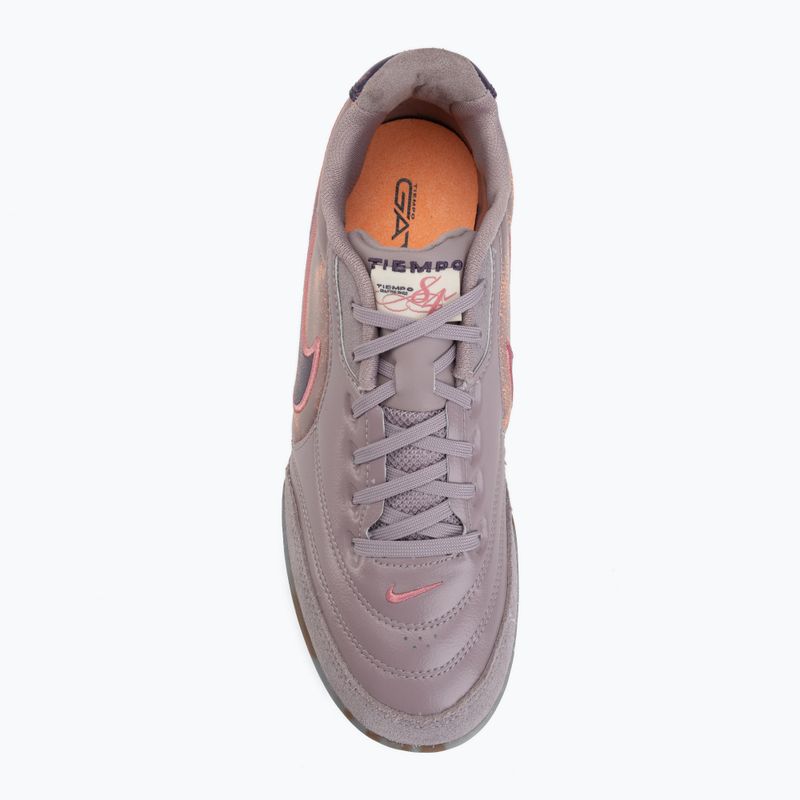Vyriški futbolo bateliai Nike Tiempo Streetgato PRM IC light violet ore/gum dark brown/peony 5