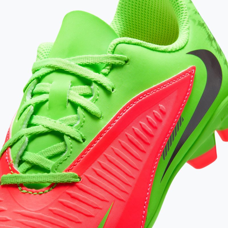 Vaikiški futbolo batai Nike Jr. Phantom 6 Club Erling Haaland MG hot punch/green strike/black 3